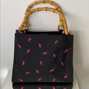 Flamingo Bamboo purse